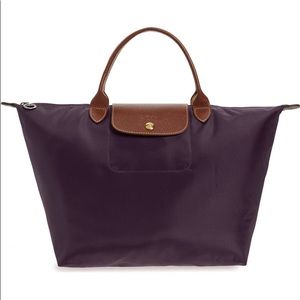 Longchamp Medium Le Pliage Nylon Top Handle Tote